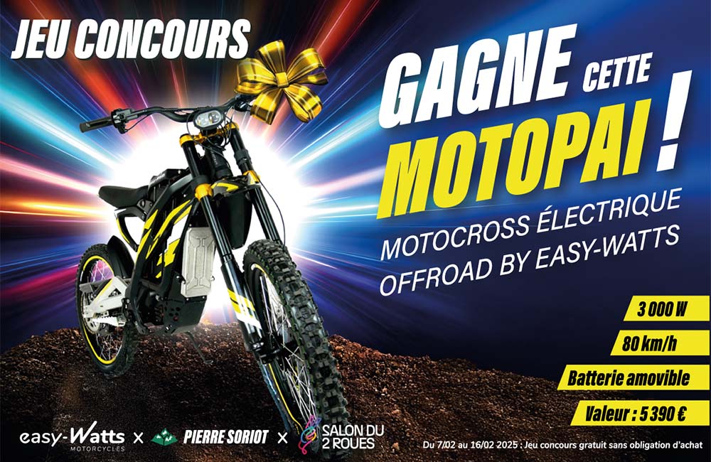 Motopai motocross &eacute;lectrique